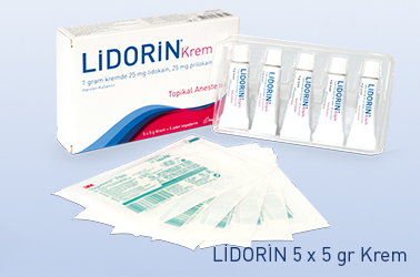 Lidorin Krem 5X5 Gr