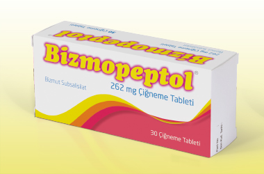 Bizmopeptol Çiğneme Tableti